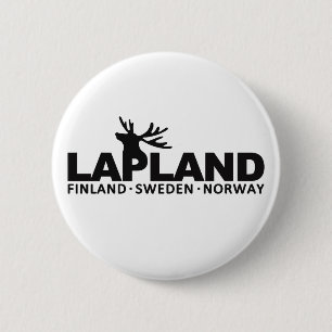Macaron Rond 5 Cm Bouton personnalisé LAPLAND