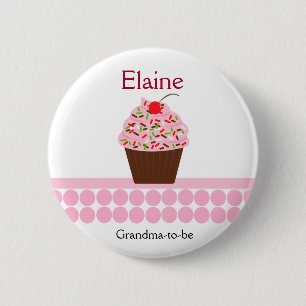 Macaron Rond 5 Cm Bouton personnalisé par ÉTIQUETTE délicieuse de