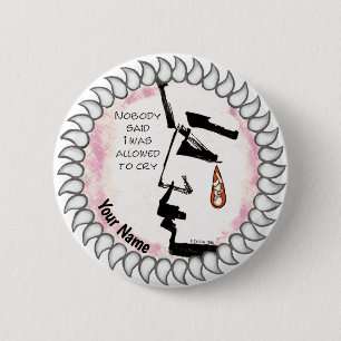 Macaron Rond 5 Cm Bouton Perte de bébé