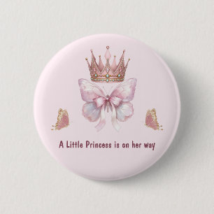 Macaron Rond 5 Cm Bouton Petite Princesse Rose En Route