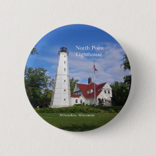 Macaron Rond 5 Cm Bouton Phare de North Point