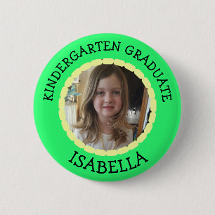 Macaron Rond 5 Cm Bouton photo personnalisé de la maternelle