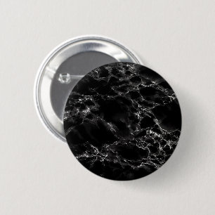 Macaron Rond 5 Cm Bouton Pierre en marbre noir