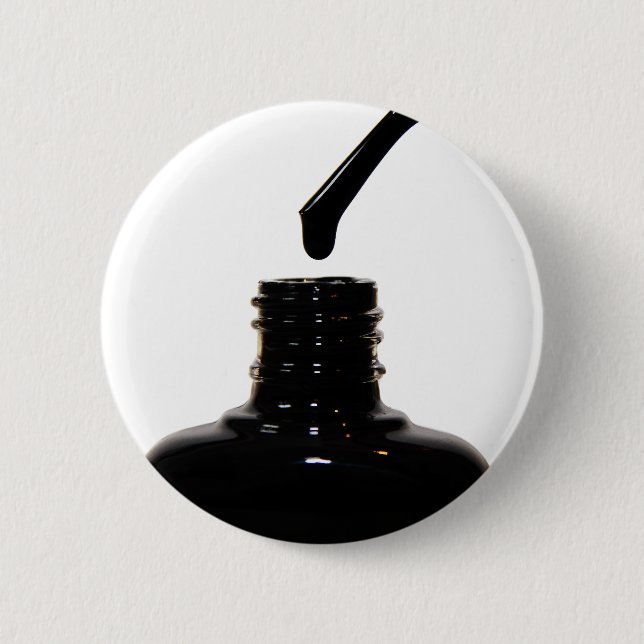Macaron Rond 5 Cm Bouton polonais à ongle (Devant)