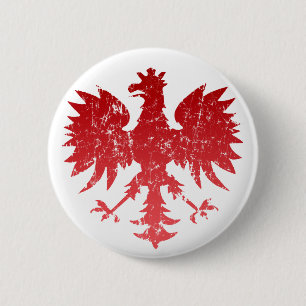 Macaron Rond 5 Cm Bouton polonais d'Eagle