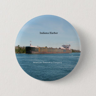 Macaron Rond 5 Cm Bouton Port Indiana