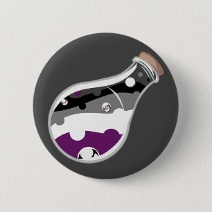 Macaron Rond 5 Cm Bouton Potion de la fierté sexuelle