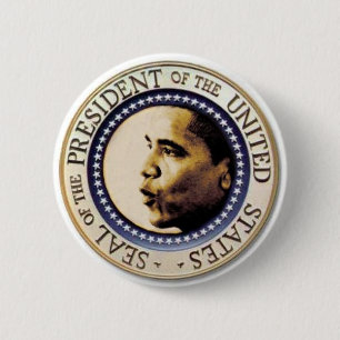 Macaron Rond 5 Cm Bouton présidentiel de joint d'Obama
