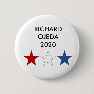 Macaron Rond 5 Cm Bouton présidentiel Richard Ojeda 2020