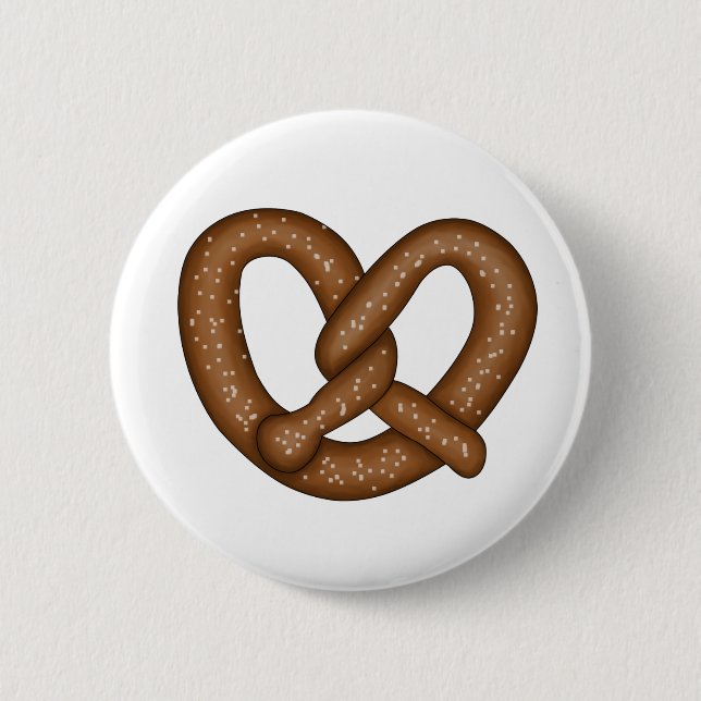 Macaron Rond 5 Cm Bouton Pretzel (Devant)