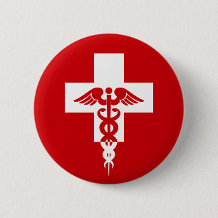 Macaron Rond 5 Cm Bouton Professionnel Médicale