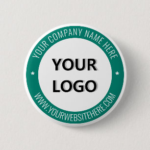 Macaron Rond 5 Cm Bouton promotionnel de votre texte de logo - Chois