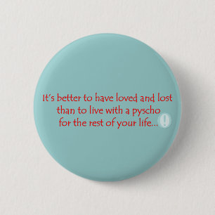 Macaron Rond 5 Cm Bouton Psycho