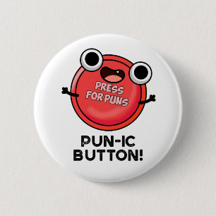 Macaron Rond 5 Cm Bouton Pun-ic Funny Pun