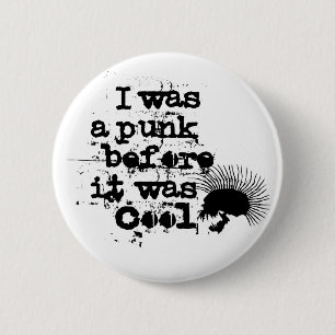 Macaron Rond 5 Cm bouton punk rock