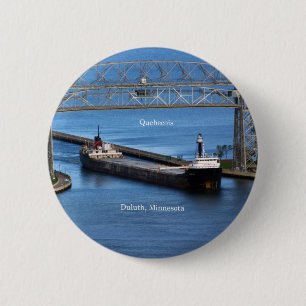 Macaron Rond 5 Cm Bouton Québécois Duluth