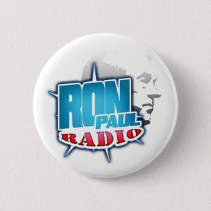 Macaron Rond 5 Cm Bouton radio de Ron Paul
