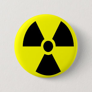 Macaron Rond 5 Cm Bouton radioactif