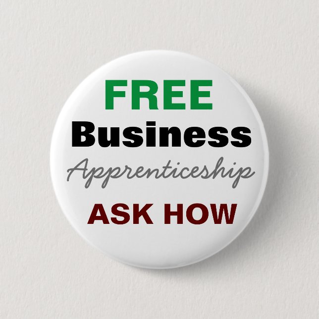 Macaron Rond 5 Cm Bouton recruteur (Devant)