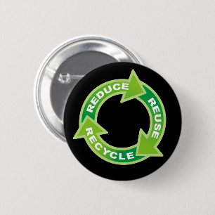 Macaron Rond 5 Cm Bouton Réduire la réutilisation du recyclage