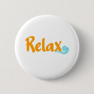 Macaron Rond 5 Cm Bouton Relax