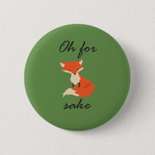 Macaron Rond 5 Cm Bouton Renard Sake