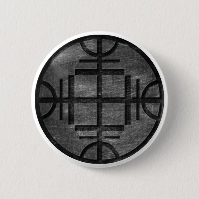 Macaron Rond 5 Cm Bouton - repoussez le mal (Devant)