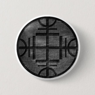 Macaron Rond 5 Cm Bouton - repoussez le mal