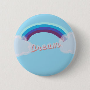 Macaron Rond 5 Cm Bouton Rêver