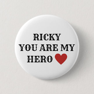 Macaron Rond 5 Cm Bouton Ricky Hero