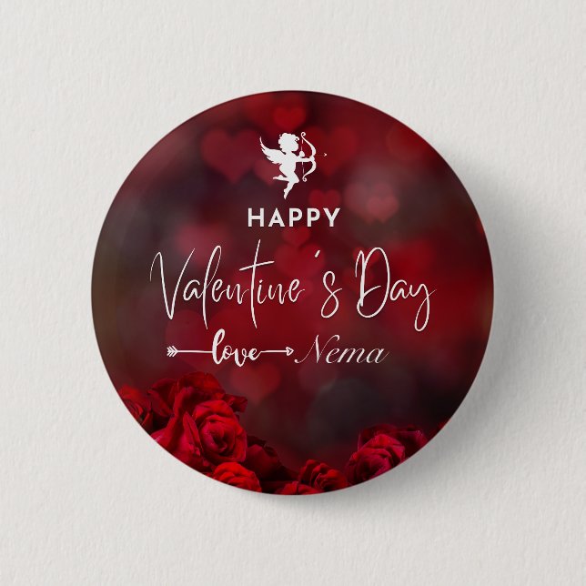 Macaron Rond 5 Cm Bouton rond (Devant)