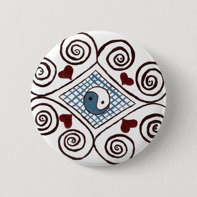 Macaron Rond 5 Cm Bouton rond (Devant)