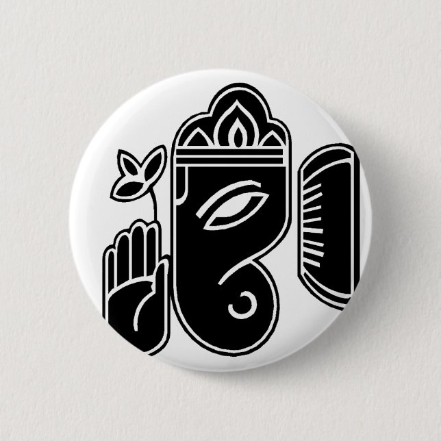 Macaron Rond 5 Cm Bouton rond (Devant)