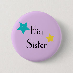 Macaron Rond 5 Cm Bouton rond Big Sister