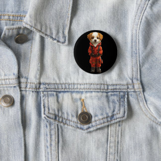 Macaron Rond 5 Cm bouton rond chien