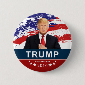 Macaron Rond 5 Cm Bouton rond de 2 pouces Donald Trump pour le prési
