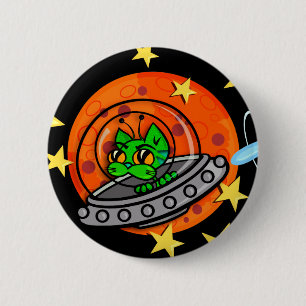 MACARON ROND 5 CM BOUTON ROND DE LA CUISINE DE L'ALIEN DE L'ESPACE A