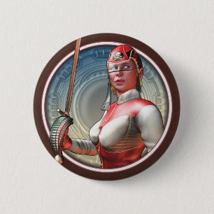 Macaron Rond 5 Cm Bouton rond de pirate de l'espace de Stylin