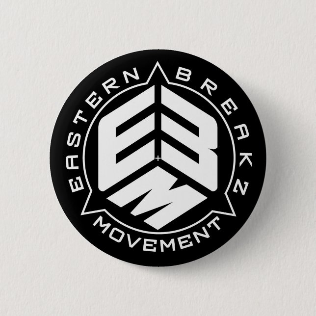 Macaron Rond 5 Cm Bouton rond d'EBM (Devant)