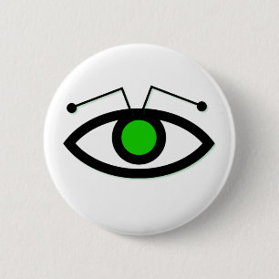 Macaron Rond 5 Cm Bouton rond d'oeil étranger