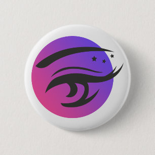 Macaron Rond 5 Cm Bouton rond du logo de l'artiste