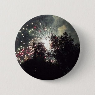 Macaron Rond 5 Cm Bouton rond Fireworks 18