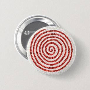 Macaron Rond 5 Cm Bouton rond MOSAIC PINWHEEL