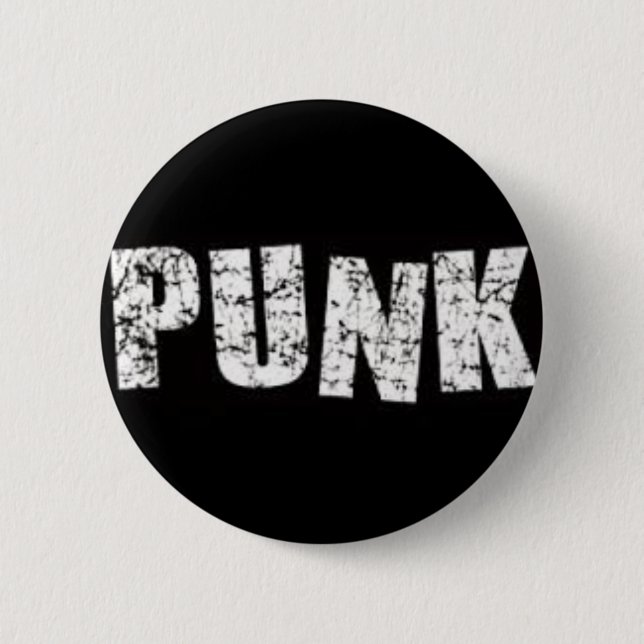 Macaron Rond 5 Cm Bouton rond "punk" (Devant)