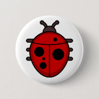 Macaron Rond 5 Cm Bouton rond standard de Ladybird