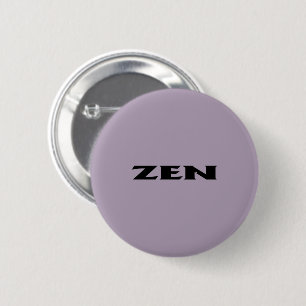 Macaron Rond 5 Cm Bouton rond standard gris-noir zen