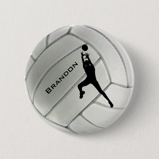 Macaron Rond 5 Cm Bouton rond Volleyball