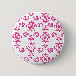 Macaron Rond 5 Cm Bouton rose baroque