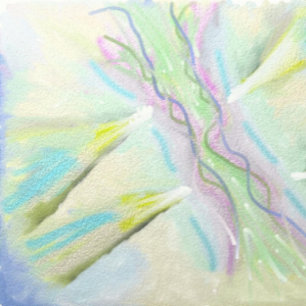 MACARON ROND 5 CM BOUTON ROSE BLISS