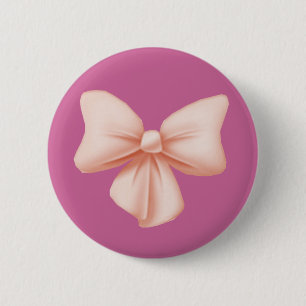 Macaron Rond 5 Cm Bouton rose d'arc